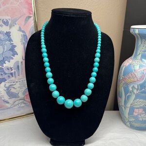 Turquoise gemstone necklace